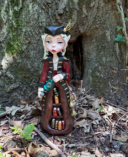 Forest Fairy Adventure Molly Pirate Fantasy Sculpture