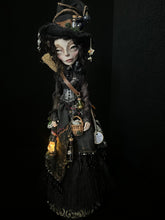 Load image into Gallery viewer, She Knows What the Lost Are Seeking, full figure with illuminated lantern