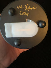 Load image into Gallery viewer, CB7 underside showing the Velcro-mounted battery pack and switch