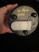 Load image into Gallery viewer, Underside of CB3 crystal ball spirit showing battery pack