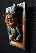 Load image into Gallery viewer, Jovial Jack, the Gentleman of Hollow Harvest One of a Kind Sculptural Wall Piece