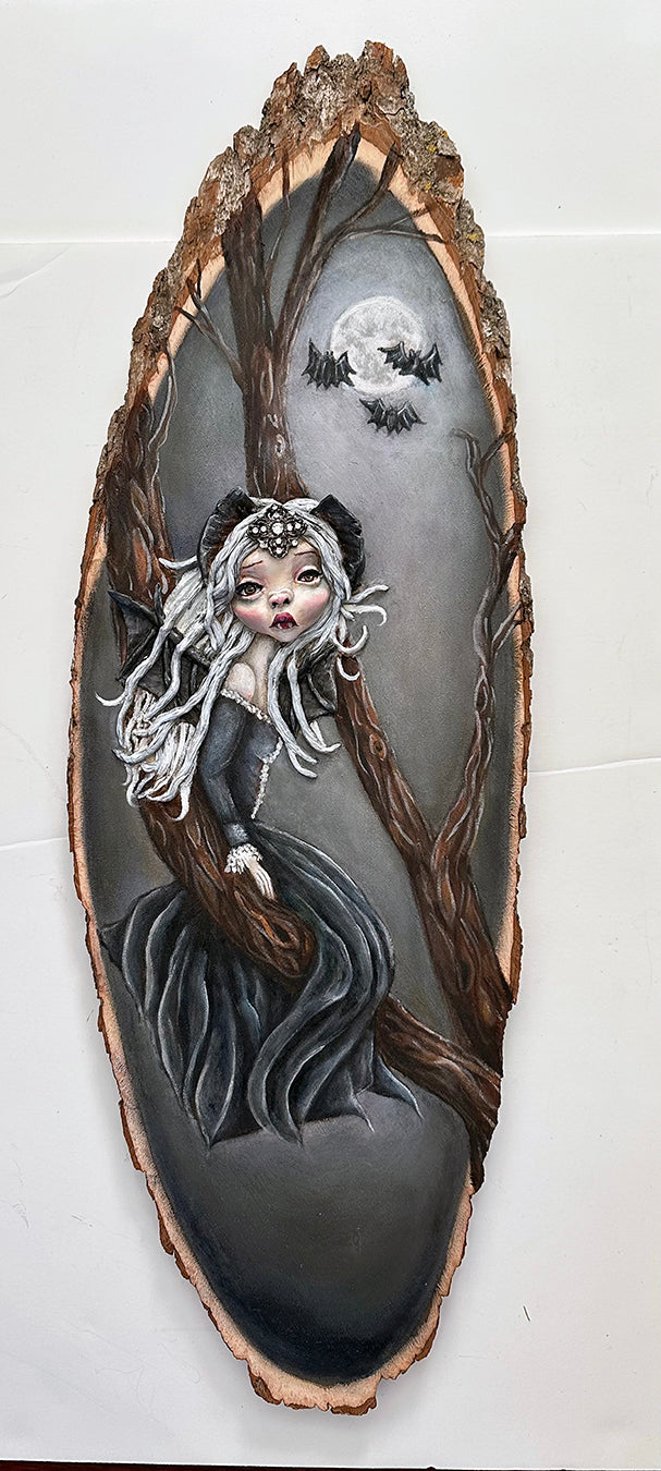 Reserved for Brandi-The Night Keeps Her Secrets Original 3d Painting