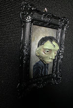 Load image into Gallery viewer, The Quiet Stitched Boy One-Of-A-Kind Sculptural Painting
