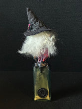 Load image into Gallery viewer, Back view of potion bottle witch BW9 with artist seal