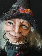 Load image into Gallery viewer, Close-up of BW9 hand-sculpted face and intentionally clouded eye