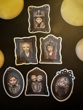 Load image into Gallery viewer, Grimwood Family Portrait Gothic Sticker Set