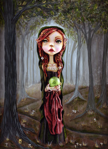 Maeve Woodland Elf Mage Fine Art Fantasy Giclee Print