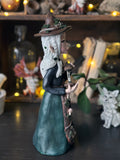 Forest Faery Tale Witch Apothecary Amber Fantasy Sculpture