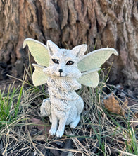 Load image into Gallery viewer, Winged Forest Fairy Fox 1 Companion Fantasy Sculpture