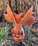 Winged Forest Fairy Fox 3 Companion Fantasy Sculpture