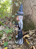 Faery Library Witch Lizbeth Fantasy Sculpture