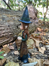 Load image into Gallery viewer, Fairy Witch Lyra and Her Gazing Ball Fantasy Sculpture